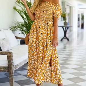 SHEIN yellow sundress ☀️